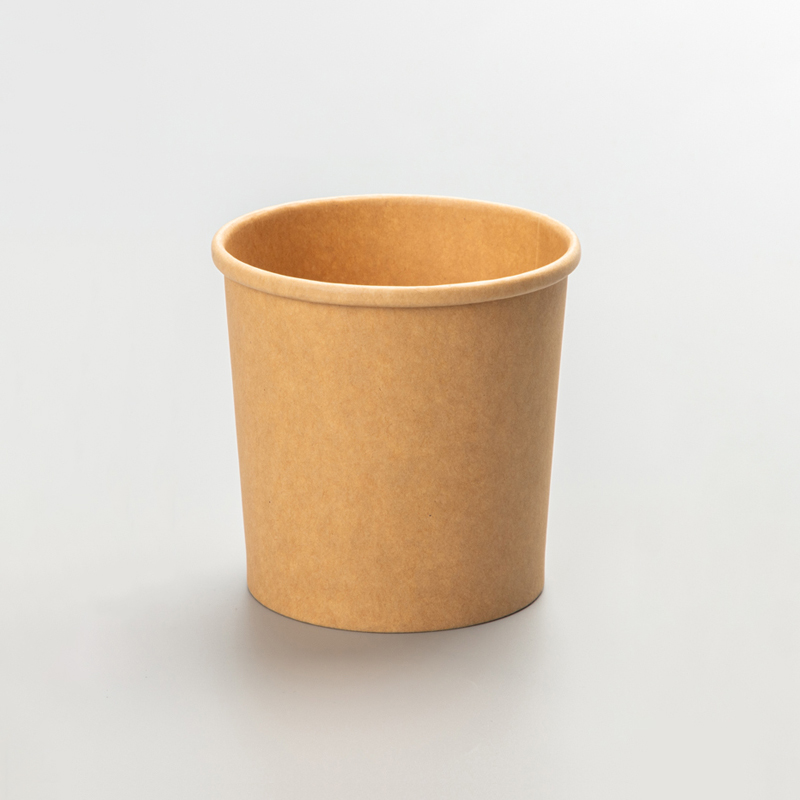 12oz Kraft Paper Soup Bucket Without Lid
