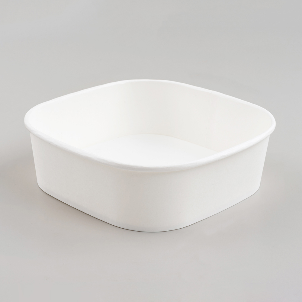 1000 Square White Cardboard Box (Without Lid)