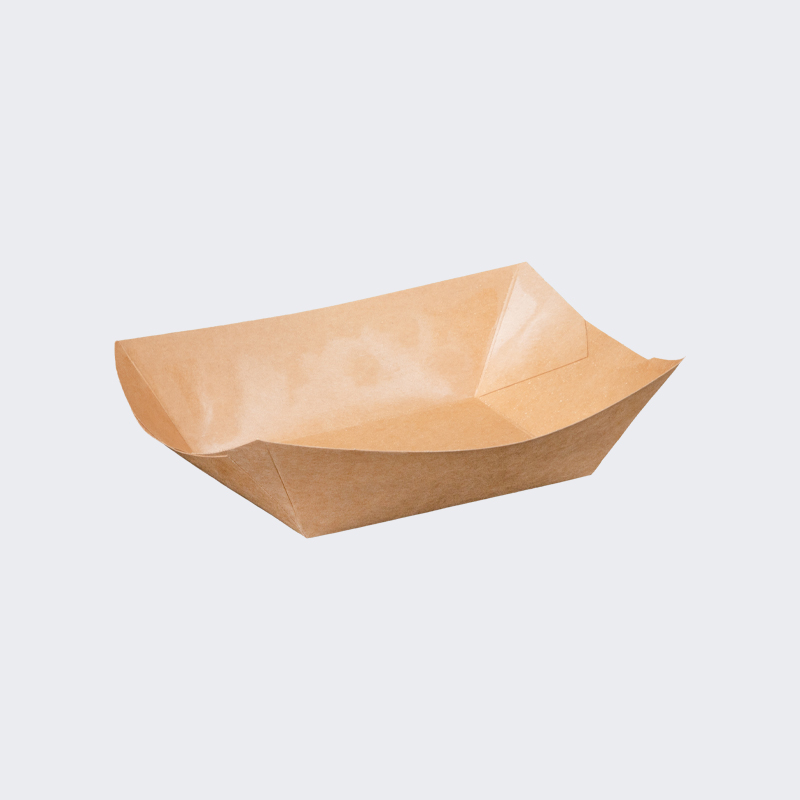 #6 Kraft Boat Tray