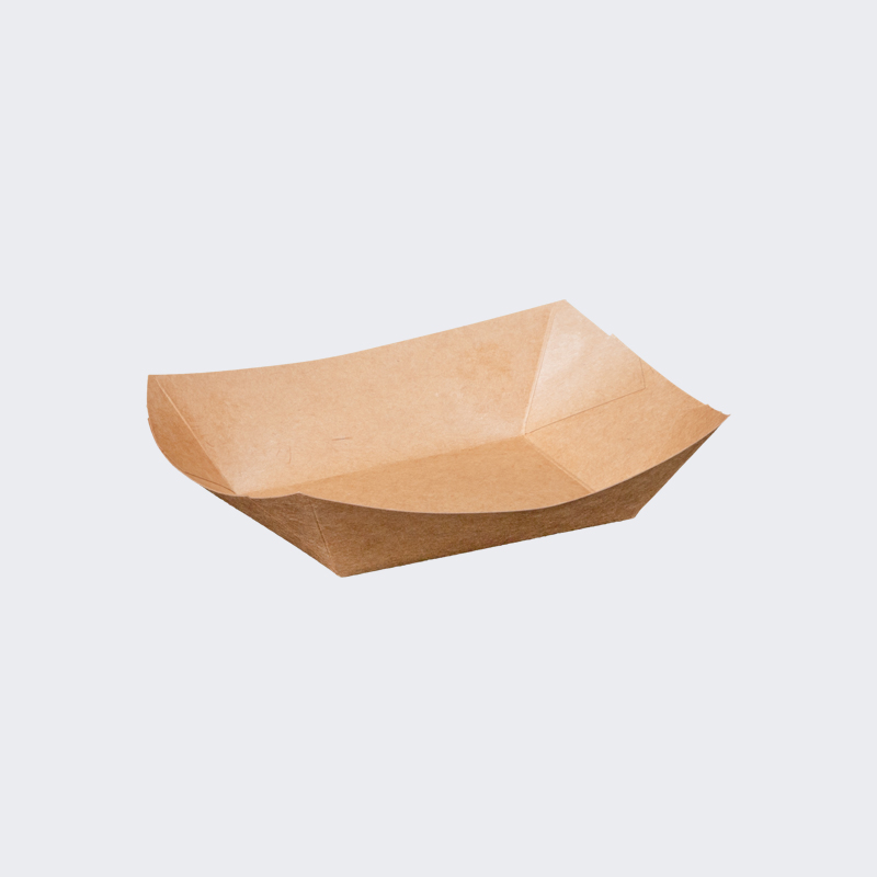 #4 Kraft Boat Tray