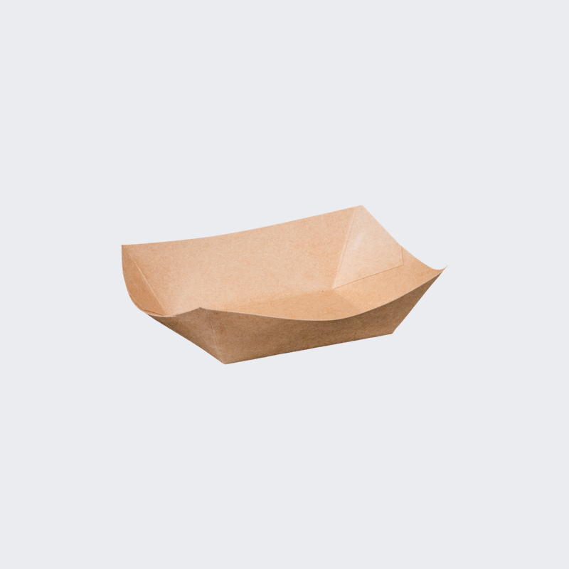 #3 Kraft Boat Tray